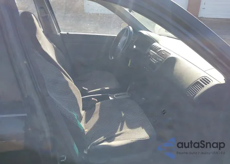 2001 Honda Civic Dx z USA, uszkodzony, nr VIN 2HGES162X1H512104